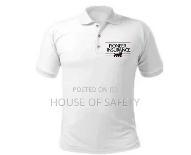 Polo White and Branding Available at Afee