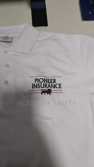 Polo White and Branding Available at Afee