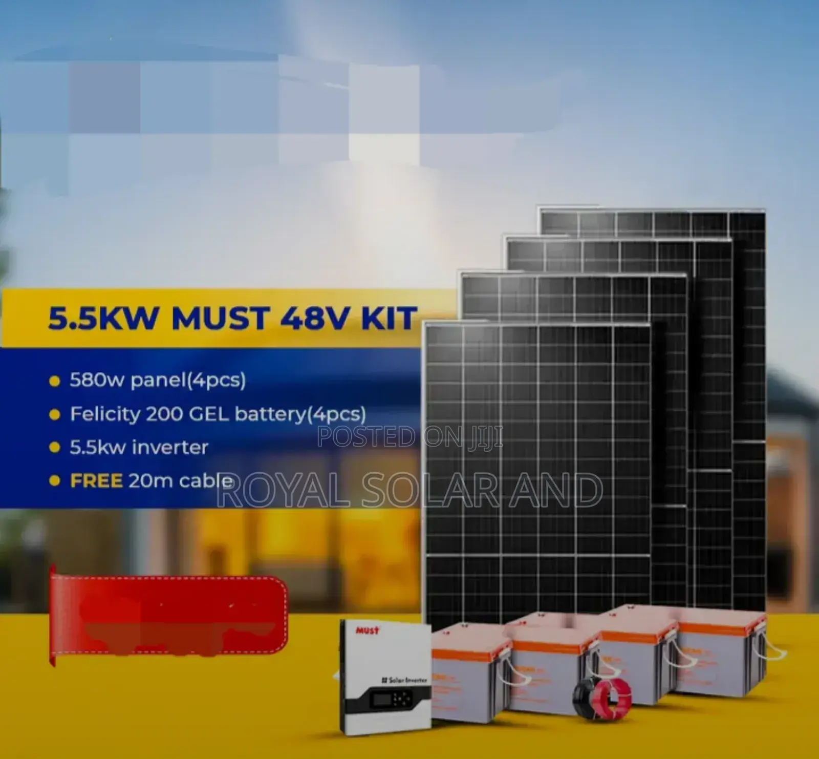 5.5kw Solar System With Felicity Batteries