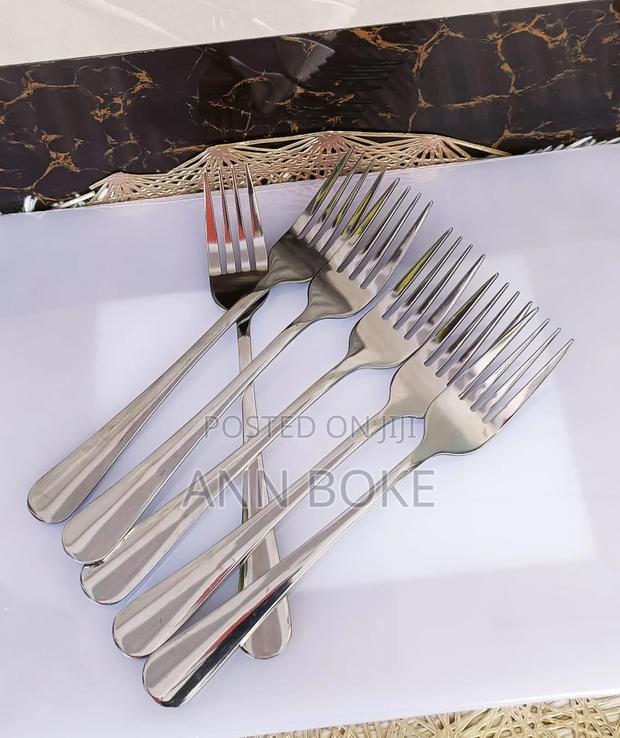 
*Heavy Gauge Stainless Steel Forks*
 *Per Set of 6 Pieces
