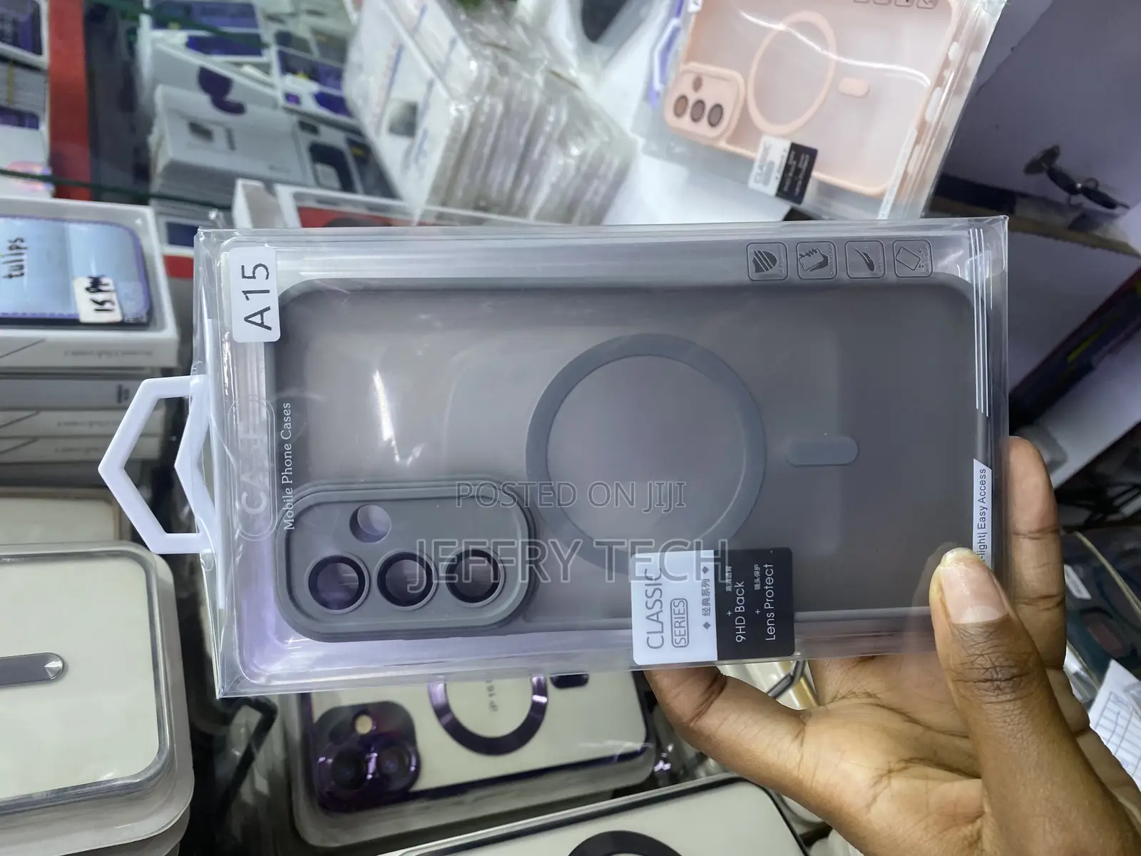 Qwerty Magsafe Translucent Back Slim Bumper Cover Samsung A15