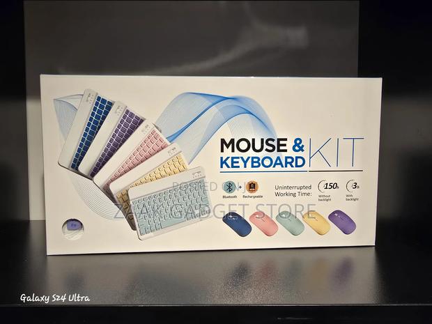 Portable Wireless Keyboard and Mouse Set - main view