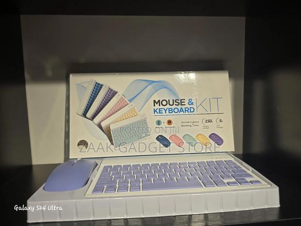 Portable Wireless Keyboard and Mouse Set - thumbnail 4