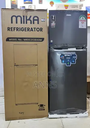 Mika 138 Litres Double Door Refrigerator Available