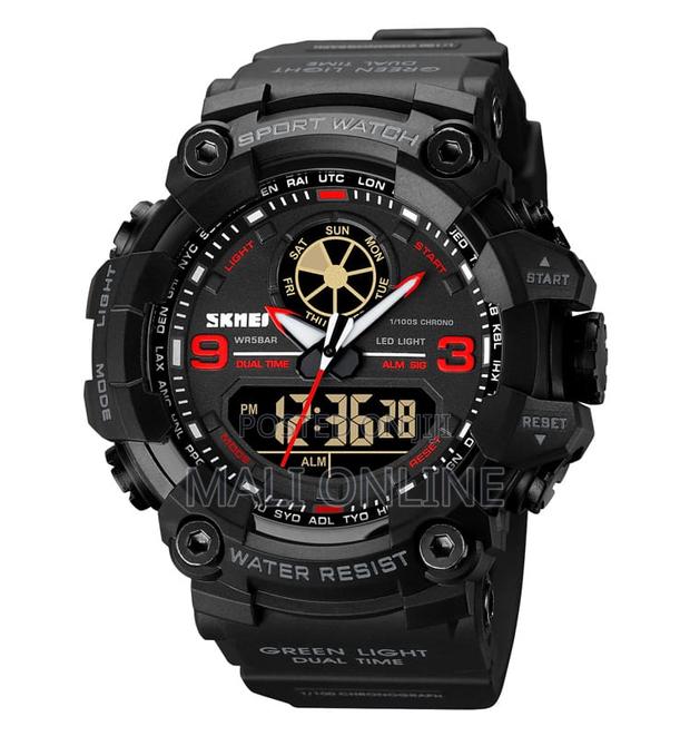 Skmei 1818 Sports Watch Dual Time Digital Wristwatch