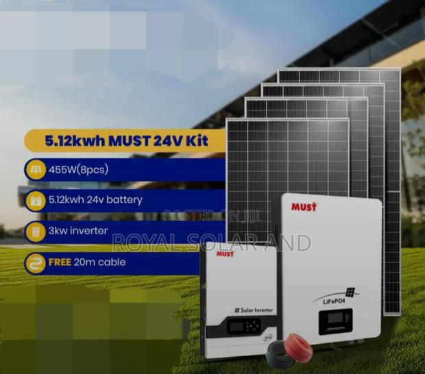 Christmas Offers 5.12kw Lithium Solar Kit 3.2kva Hybrid Inverter - main view