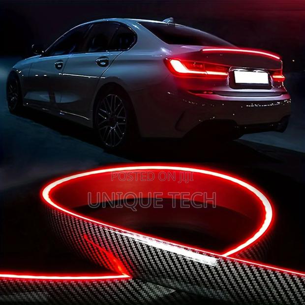 Universal Car Rubber Spoiler With Led Light
