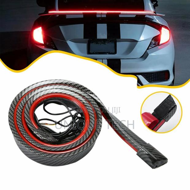 Sporty Rubber Universal Led Rear Wing Spoiler for Cars