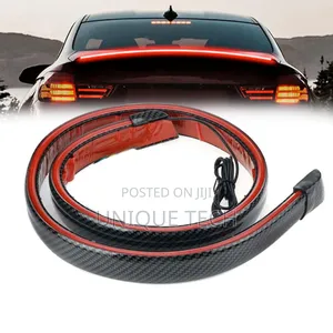 Flexible Rubber Universal Rear Wing Spoiler With Led