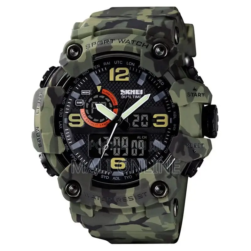Skmei Sports Watch 1520 Dual Time Waterproof Digital Men’S Watch