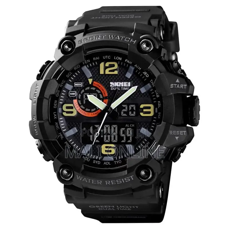 Skmei Sports Watch 1520 Dual Time Waterproof Digital Men’S Watch