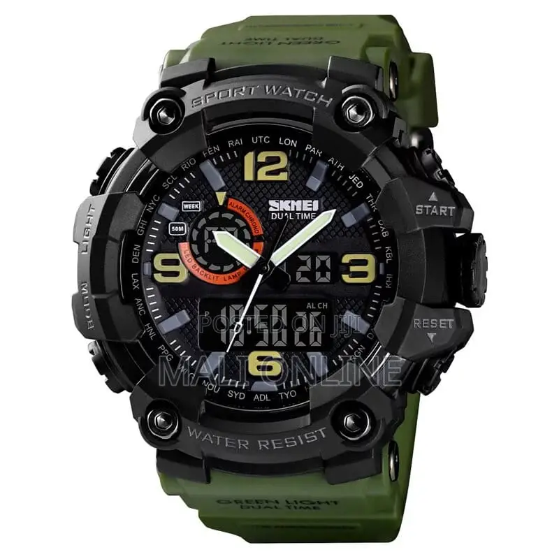 Skmei Sports Watch 1520 Dual Time Waterproof Digital Men’S Watch