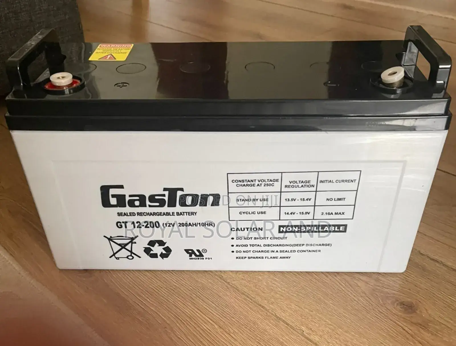 Gastone Solar Battery 200ah 12v