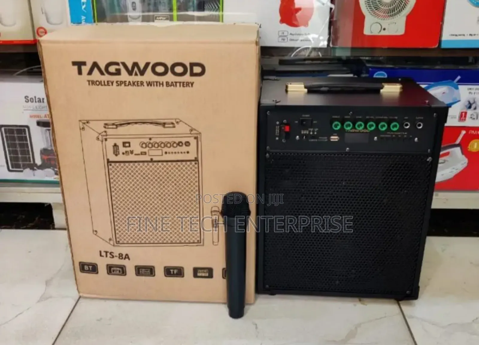 Tagwood 8" Rechargeable Portable Speaker 8a