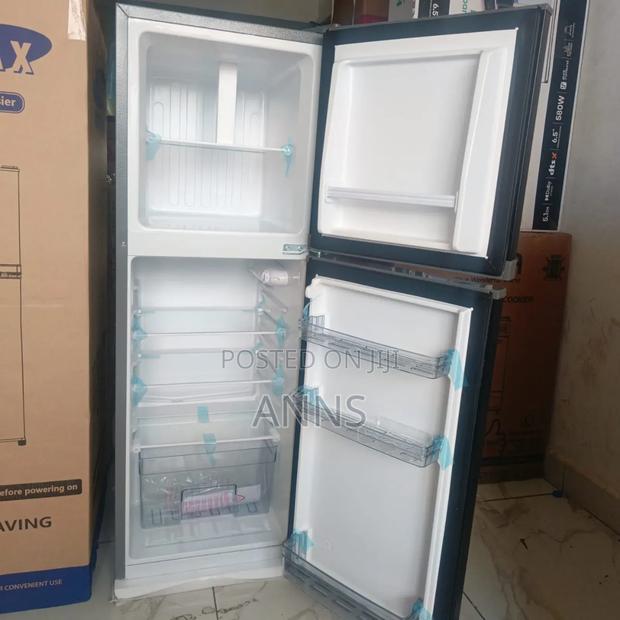 Ecomax 138l Double Door Fridge With a Large Capacity Freezer Section