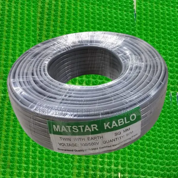 Grey 90m 2.5mm2 Twin With Earth Electrical Cable for House Wiring