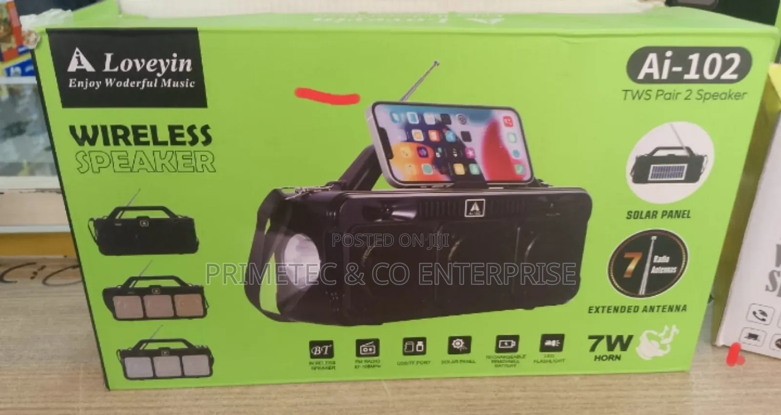 Wireless Speaker System Radio/ Torch Usb Bluetooth Rechargeable