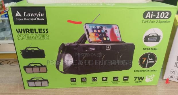 Wireless Speaker System Radio/ Torch Usb Bluetooth Rechargeable
