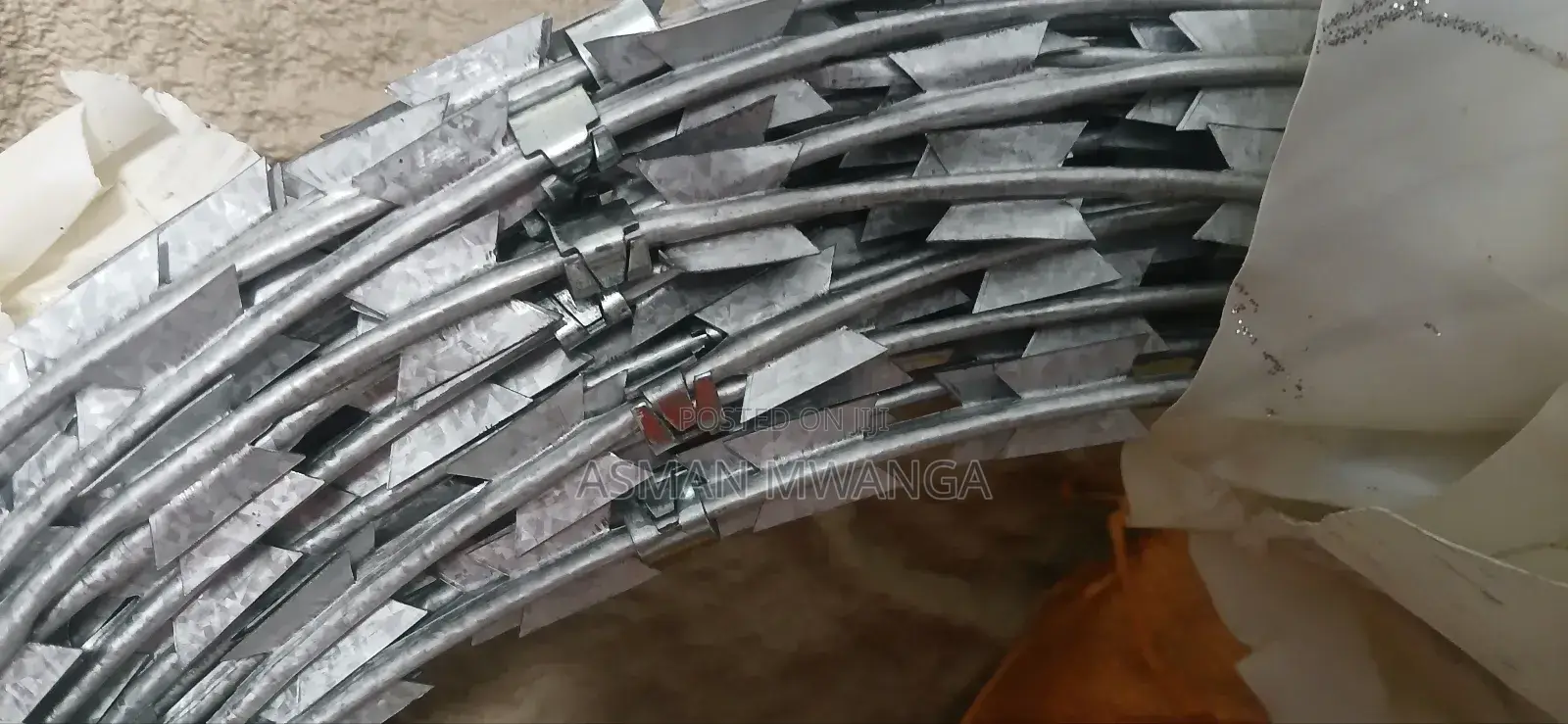 Razor Wire 450mm Galvanised 7.5mtrs