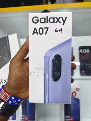 New Samsung Galaxy A07 4G 64 GB Black