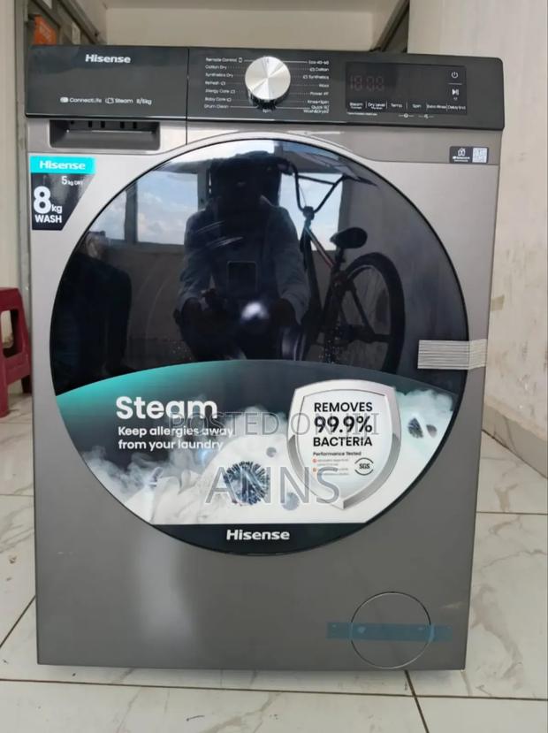 Hisense 8 Kg Wash 5kg Dry Full Automatic Washing Machine Available