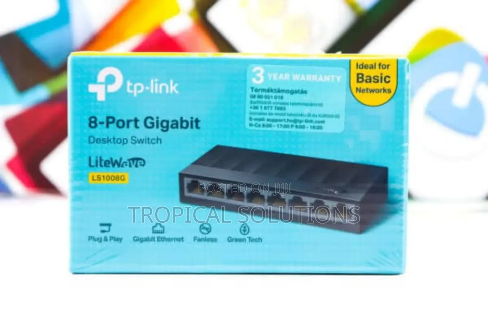 Tp-Link 8 Port Tl-Ls1008g Gigabit Desktop Switch Ls1008g