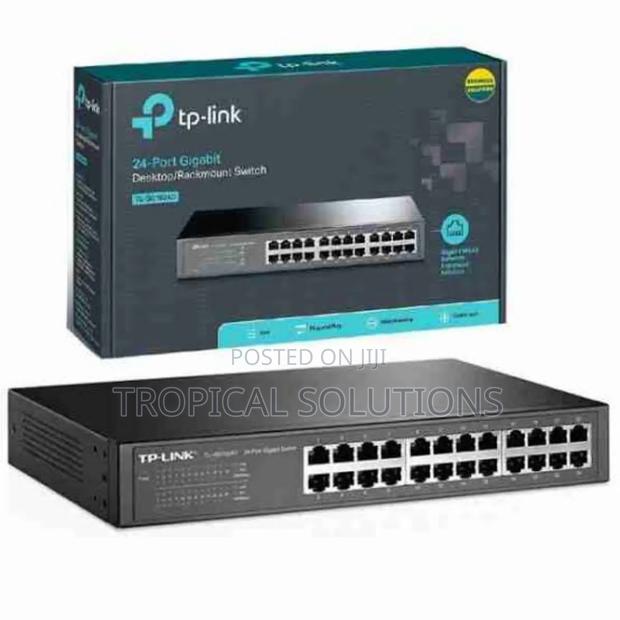 Tp-Link 24-Port Sg1024d Gigabit Desktop Rackmount Switch Tl-Sg1024d