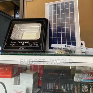 Remote Control Solar Powered Led Lighting 100w Solar Street Lights - thumbnail 2