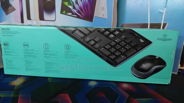 Logitech Mk270 Arabic Wireless Keyboard Mouse Combo - thumbnail 2
