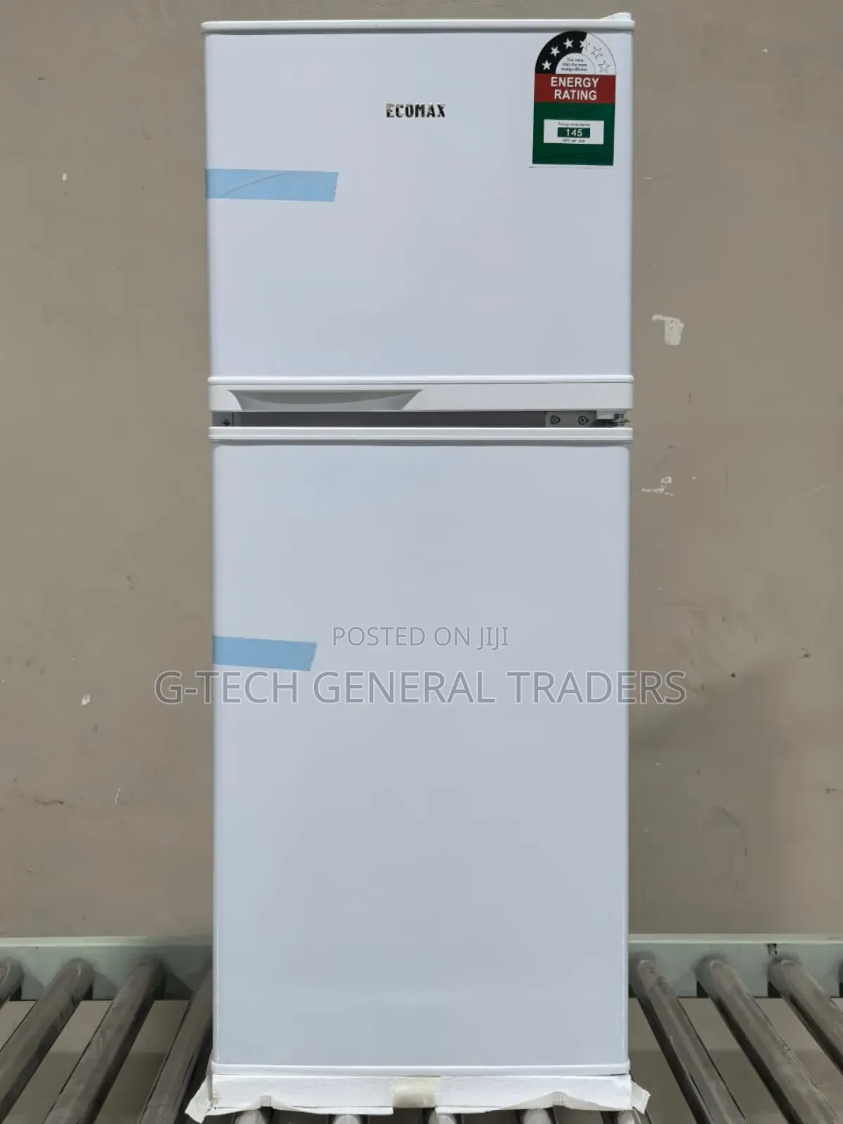 Ecomax White Double Door 118l Direct Cool Refrigerator