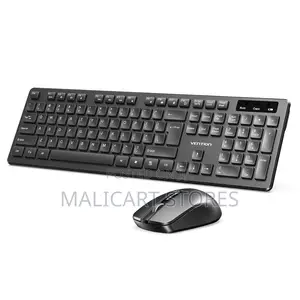 Vention Wireless Full-Sized Keyboard and Mouse Combo With Mouse Pad