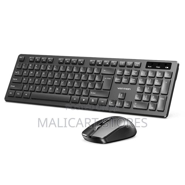 Vention Wireless Full-Sized Keyboard and Mouse Combo With Mouse Pad