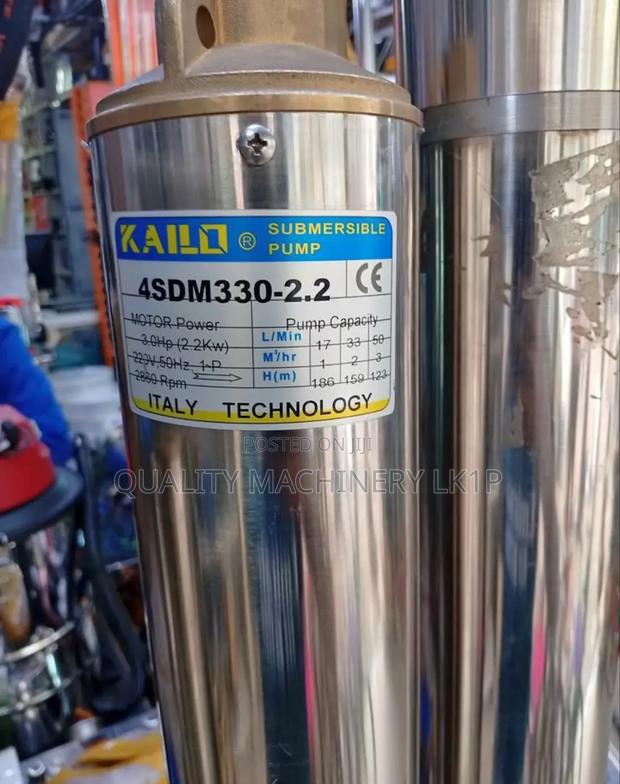 3hp Kailo Submersible Pump