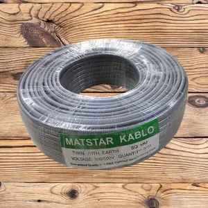 Low-Cost Electrical Cable 2.5mm2 Twin With Earth for Wiring- 90 Metres