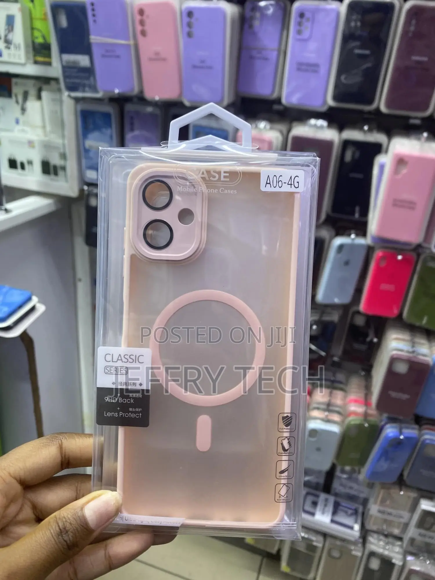 Ecxin Magnetic Transluscent Case for Samsung Galaxy A06 4g