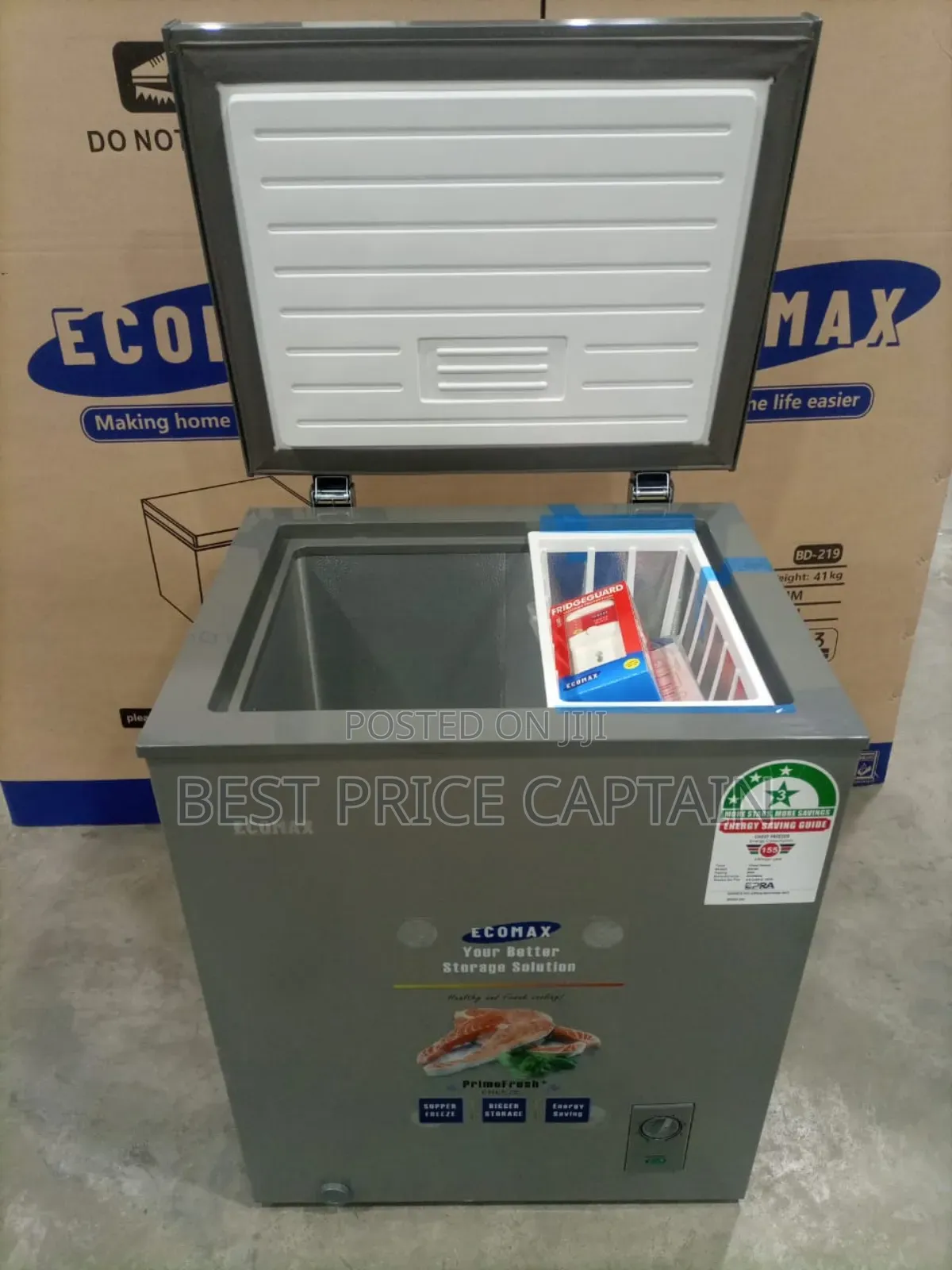 60 Litres Ecomax Deep Freezer