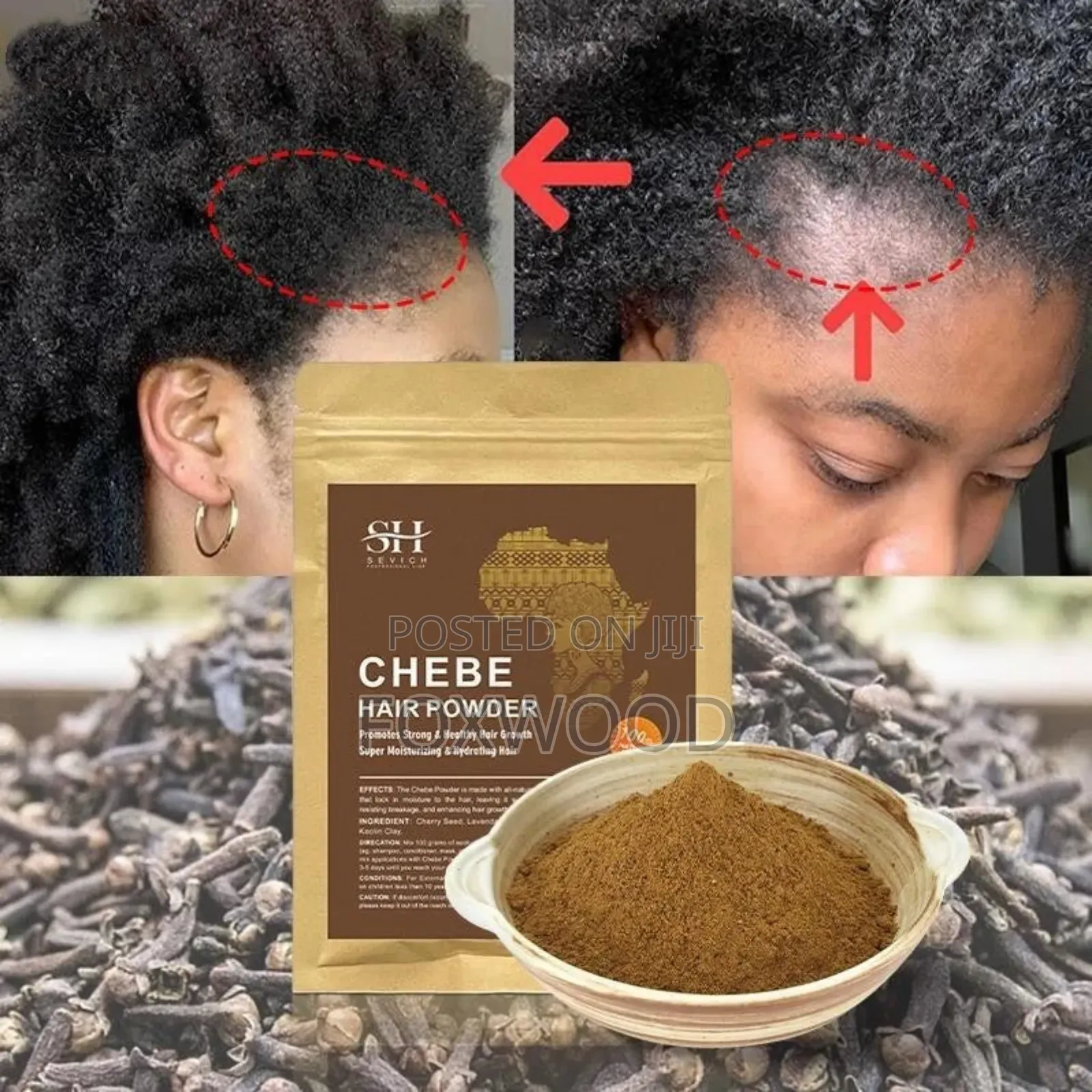 Sevich Chebe Hair Powder.