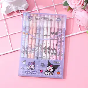 [Kidsgift] Cute Erasable Pens | Writing | Black Ink | Kuromi |