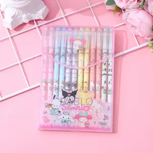 [Kidsgift] Cute Erasable Pens | Writing | Black Ink | Kuromi |
