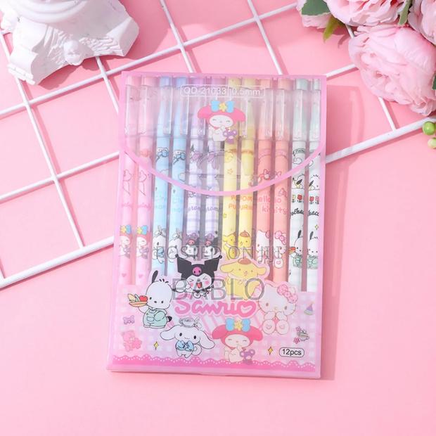 [Kidsgift] Cute Erasable Pens | Writing | Black Ink | Kuromi | - thumbnail 2