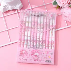 [Kidsgift] Cute Erasable Pens | Writing | Black Ink | Kuromi |