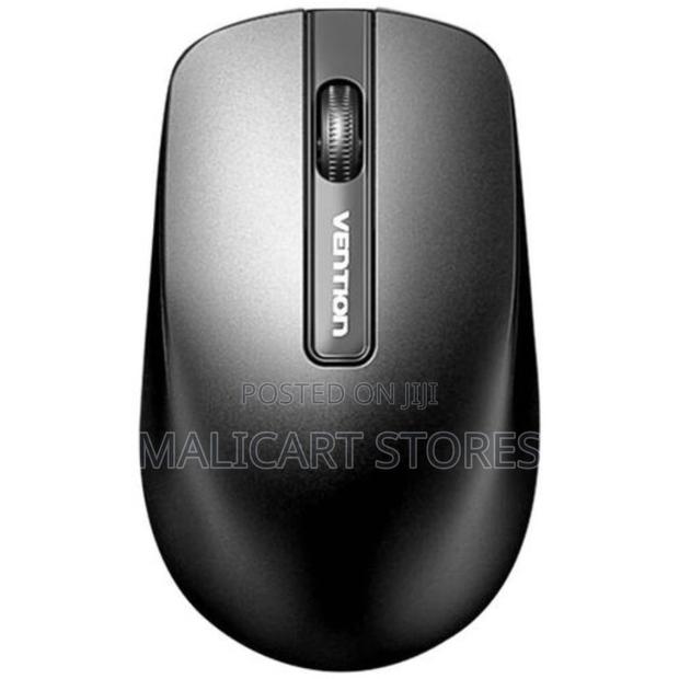 Vention 3-Button Wireless Computer Mouse With Usb Receiver Black