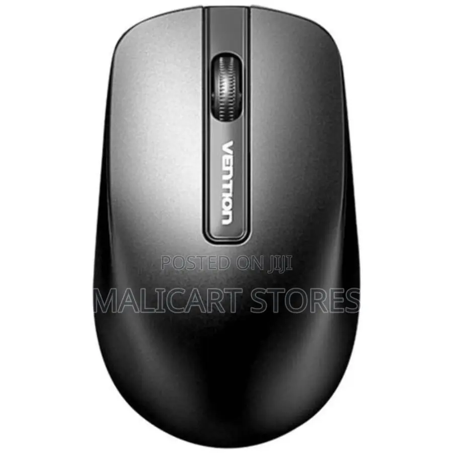 Vention 3-Button Wireless Computer Mouse With Usb Receiver Black