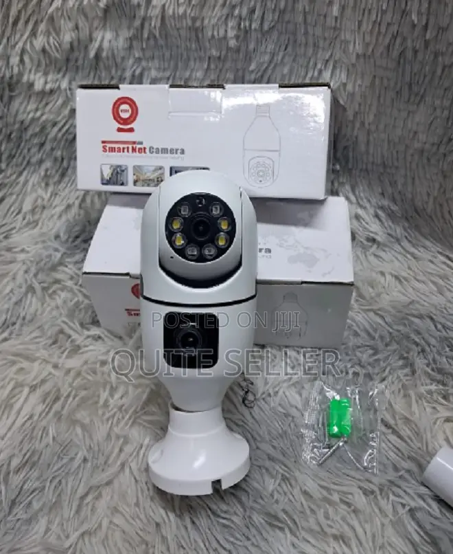 V380 CCTV Bulb PTZ Camera -Smart Surveillance 2way Audio Communication