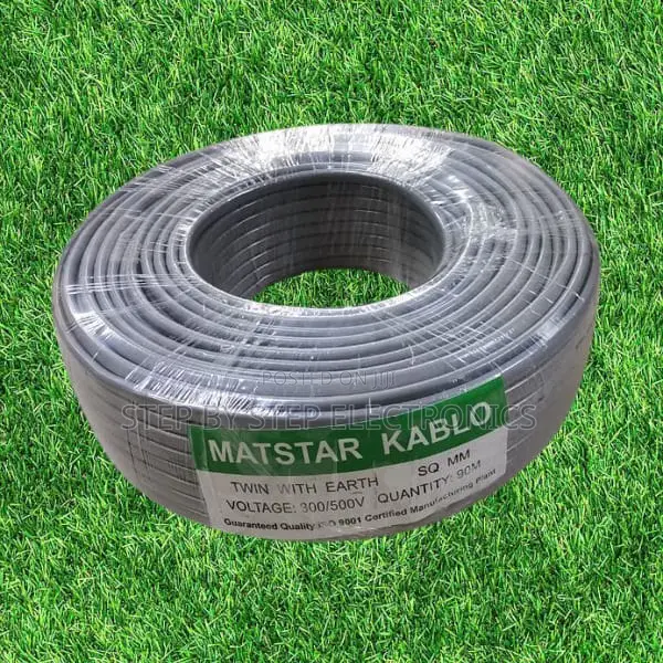 90m 2.5mm Mat Star Twin and Earth Wiring Cable – Grey Power Roll