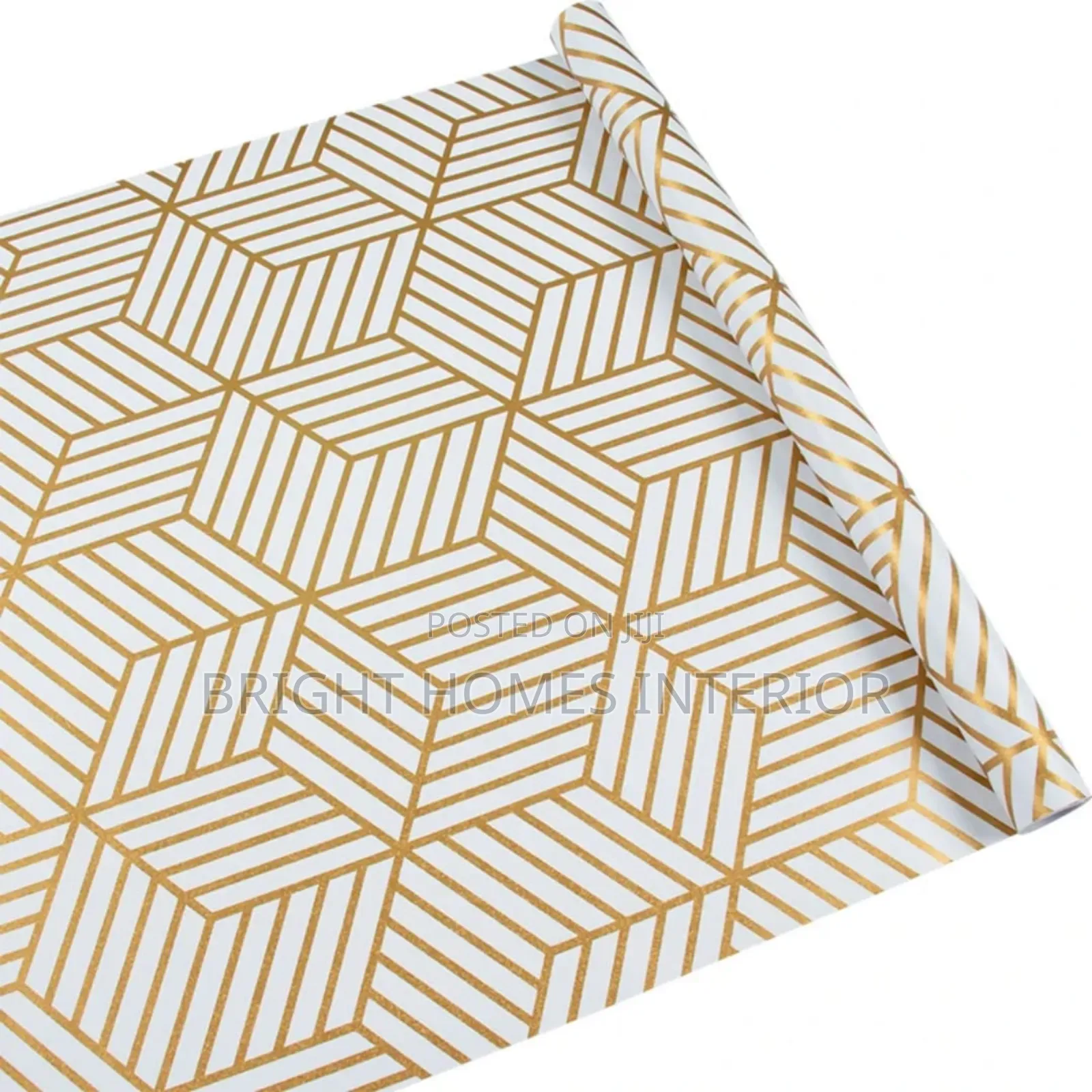 Hexagonal Self Adhesive Wallpaper Design