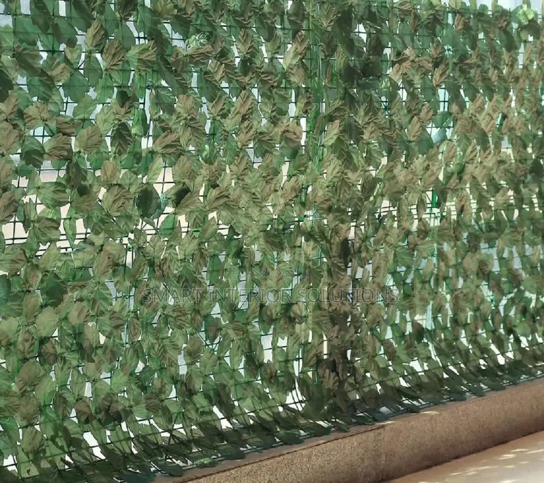 Artificial Green Leaf Fence