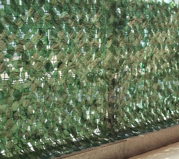 Artificial Green Leaf Fence - main view