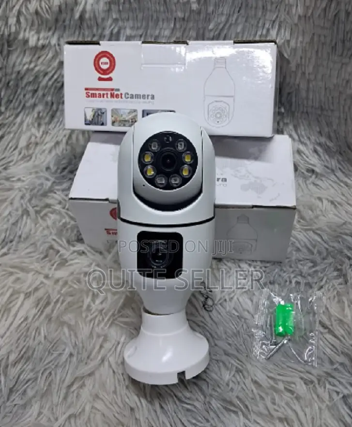 V380 Wifi Smart Net Dual Bulb PTZ Camera - Home Surveillance