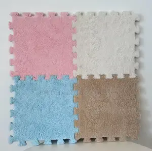 Interlocking Plush Floor Tiles